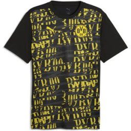 Puma Borussia Dortmund Pre Match Shirt Adults Noir/Jaune 2XL Male