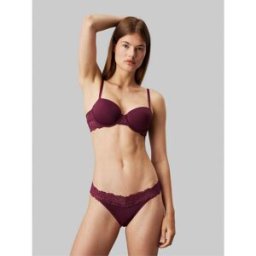 Calvin Klein Thong Mauve Wine 14 (L) Female