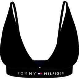 Tommy Hilfiger Logo Triangle Bra Noir 10 (S) Female