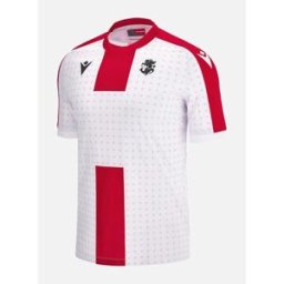 Macron Georgia Home Shirt 2023 Adults Blanc Grand Male