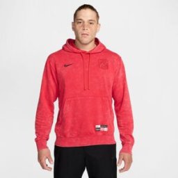 Nike Liverpool Third Fleece Hoodie Adults ROUGE UNIVERSITAIRE XL Male