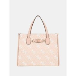 Guess Izzy 4G Logo Handbag Logo Latte Taille unique Female