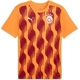 Puma Galatasaray Prematch Shirt 2024 2025 Adults Rouge/Orange XL Male