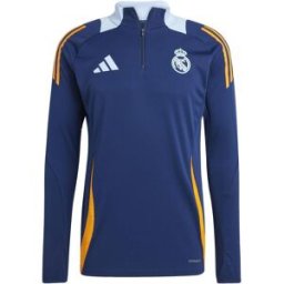 Adidas Real Madrid Training Drill Top 2024 2025 Adults Marine/Orange L Male