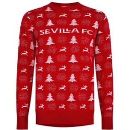 Castore Seville Christmas Jumper Adults Rouge L Male