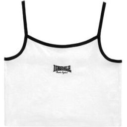 Lonsdale Essential Logo Vest Womens Blanc 10 (38) Female