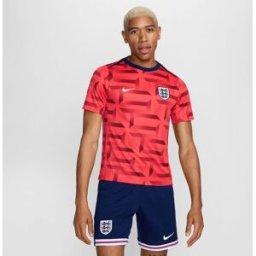 Nike England Academy Pro Pre Match Shirt 2024 Adults Rouge/Bleu XL Male