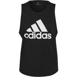 Adidas Essentials Big Logo Tank Top Womens Noir/Blanc M (12-14) Female