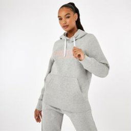 Firetrap Large Logo Hoodie Marl gris 18 (46) Female