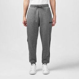 Lonsdale 2 Stripe Jogging Bottoms Mens Heather foncé XL Male