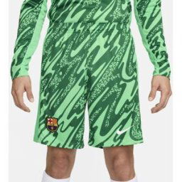 Nike Barcelona Home Goalkeeper Shorts 2024 2025 Adults Vert XL Male