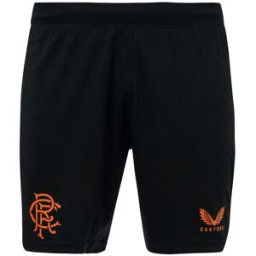 Castore Rangers Football Shorts Adults Noir/Orange L Male