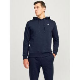 Jj Rebel Logo Hoodie Marine Petit Male