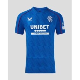 Castore Rangers Authentic Home Shirt 2024 2025 Adults Bleu L Male