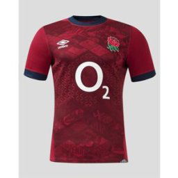 Umbro England Rugby Alternate Shirt 2024 Adults Rouge 2X Grand. Male