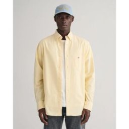 Gant Regular Fit Oxford Shirt Jaune poussiéreux M Male