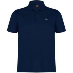 Paul And Shark Logo Polo Shirt Marine L Male