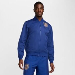 Nike England Sport Essentials Bomber Jacket 2024 Adults Bleu/Or M Male