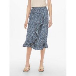 Only Olivia Wrap Skirt Womens Mirage bleu 16 (XL) Female