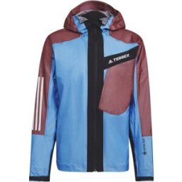 Adidas Terrex Lightweight Goretex Jacket Adults Shoblu/Shared 2XL Male