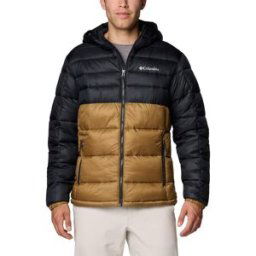 Columbia Buck Butte Hooded Insulated Jacket Adults Noir/Marron Moyen Male