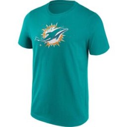 Nfl Splatter Tee Unisex Adults Les dauphins de Miami Très grand Unisex