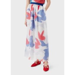 Giorgio Armani Emporio Armani Maxi Skirt Fantasia 14 (L) Female