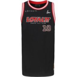 Loyalti Basketball Block Logo Vest Noir/rouge Petit Male