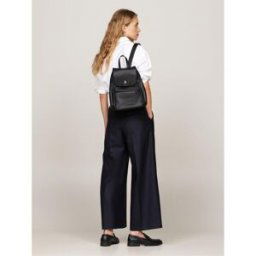 Tommy Hilfiger Poppy Reform Flap Backpack Noir Taille unique Female