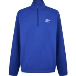 Umbro Half Zip Top Adults TW Royal Grand Unisex