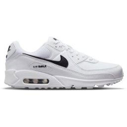 Nike Air Max 90 Womens Trainers Blanc/Noir 6.5 (40.5) Female