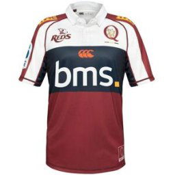 Canterbury Queensland Reds Home Shirt 2025 Adults Marron M Male