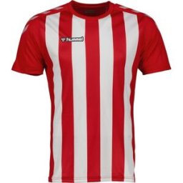 Hummel Stripe Jersey Top Unisex Adults Rouge Vif/Blanc 2X Grand. Unisex