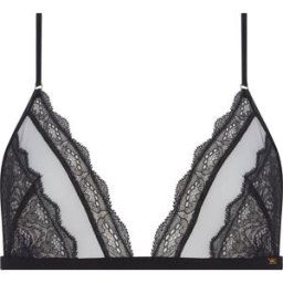 Calvin Klein Lace Triangle Bra Noir 14 (L) Female