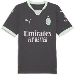 Puma Ac Milan Third Shirt 2024 2025 Adults Gris XL Male