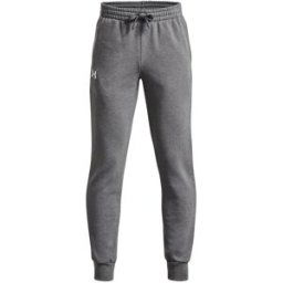Under Armour Logo Fleece Jogging Pants Junior Boys Gris 11 - 12 Ans (L) Male