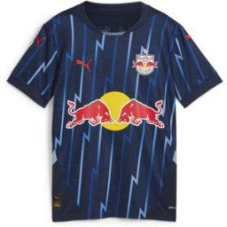 Puma Red Bulls Salzburg Away Football Shirt 2024 2025 Adults Bleu 9-10 (M) Male