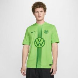 Nike Wolfsburg Home Shirt 2024 2025 Adults Vert M Male