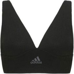 Adidas Sport Active Seamless Micro Stretch Long Line Plunge Bra Noir 10 (S) Female