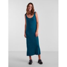 Pieces Long Tank Dress Lagon Profond 10 (S) Female