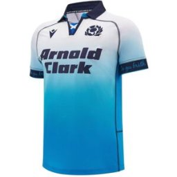 Macron Scotland Rugby Slim Fit Authentic Away Shirt 2024 Adults Blanc Moyen Male