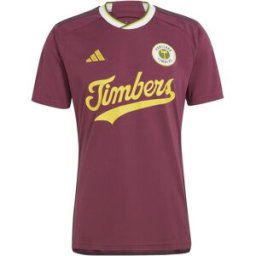 Adidas Portland Timbers Third Shirt 2024 2025 Adults Rouge S Male