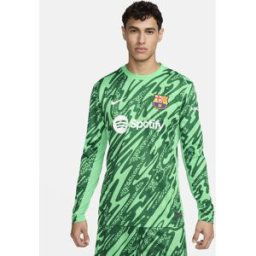 Nike Barcelona Home Goalkeeper Shirt 2024 2025 Adults Vert XL Male