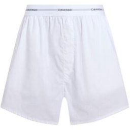 Calvin Klein Logo Wb Poplin Short Blanc 12 (M) Female