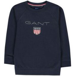 Gant Shield Logo Sweatshirt Marine 433 13 ans Male