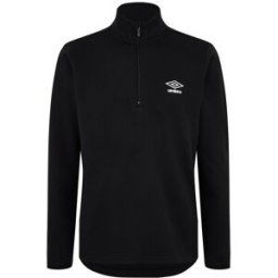 Umbro Half Zip Top Adults Noir Petit Unisex
