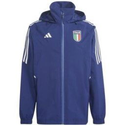 Adidas Italy Rain Jacket 2022 Adults Bleu foncé XS Male