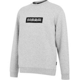 Napapijri Box Logo Crew Sweatshirt Gris 2XL Male