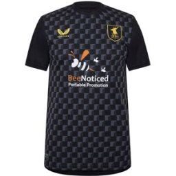 Castore Mansfield Town Third Shirt 2024 2025 Adults Noir S Male