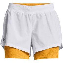 Under Armour Isochill 2In1 Shorts Womens Blanc/Levée 12 (M) Female